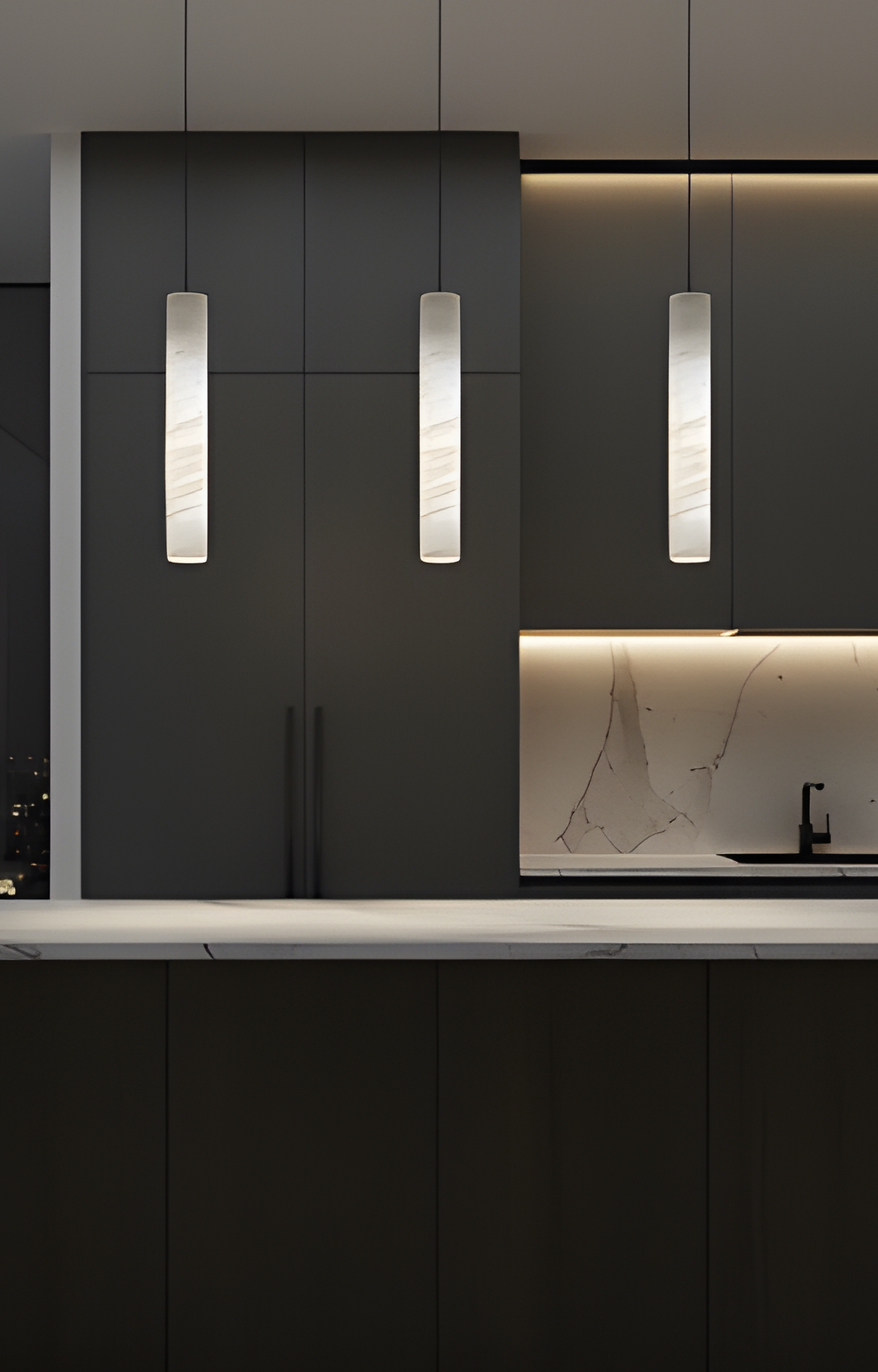Alabaster Linea Pendant